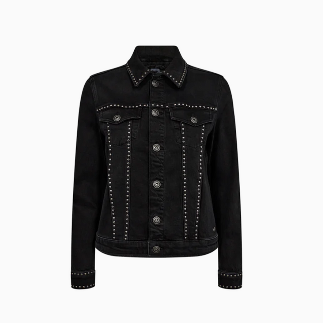 Mos Mosh Marly stud denim jacket black