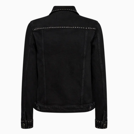 Mos Mosh Marly stud denim jacket black