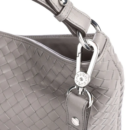 Abro 028507 Weave handle bag ( black and grey available)