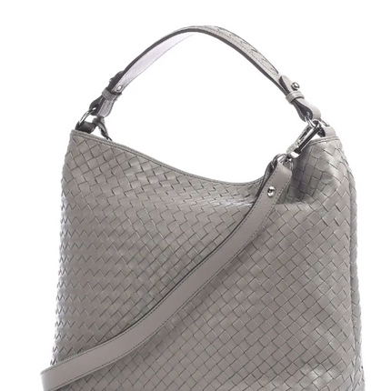 Abro 028507 Weave handle bag ( black and grey available)