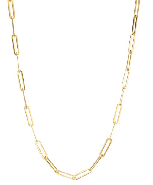 Mary K flat oblong link necklace