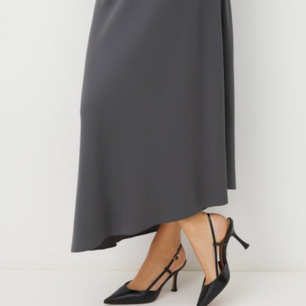 Lola Cruz Carmen 80 high black sling back shoes