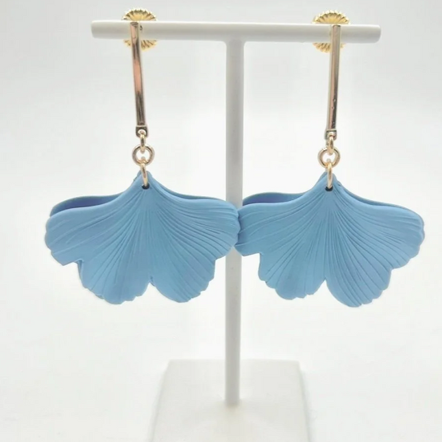 Melissa Curry ginkgo earrings