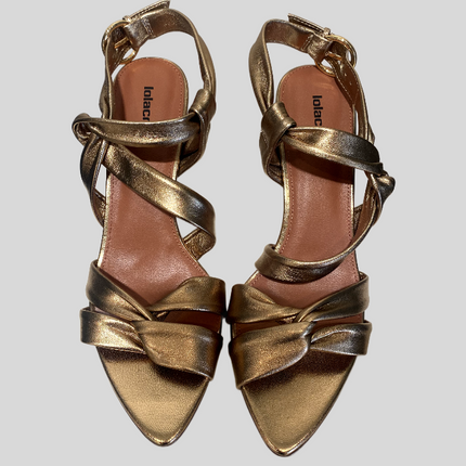 Lola cruz 095Z14BK Slingback heel