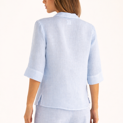 120 Lino W1PL5  Regular Fit Linen Shirt