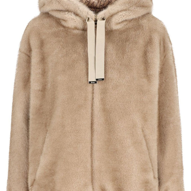 Herno faux fur with hood GI000318D