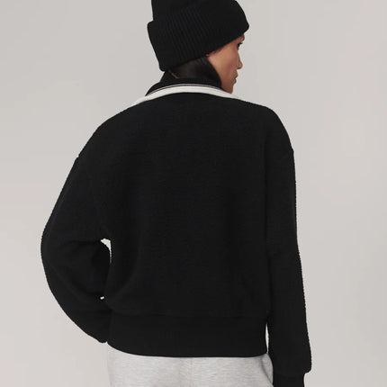 Varley Anika Half Zip Fleece – Black