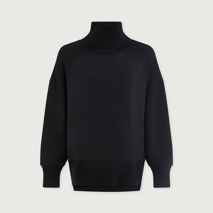 Varley Barker High Neck Sweat – Black