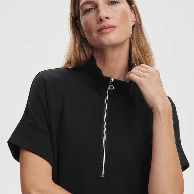 Varley Ritchie Short Sleeve Sweat – Black