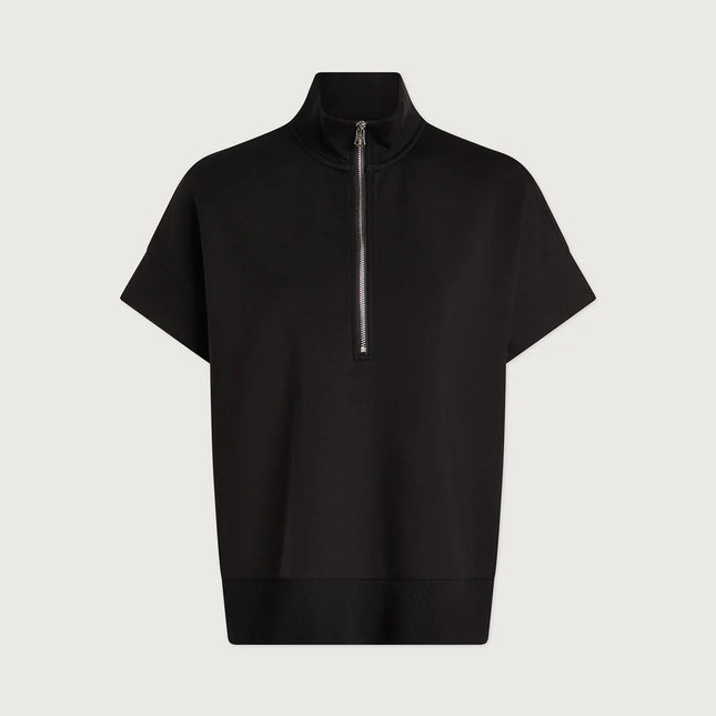 Varley Ritchie Short Sleeve Sweat – Black