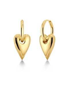 Edblad Amore heart earrings large