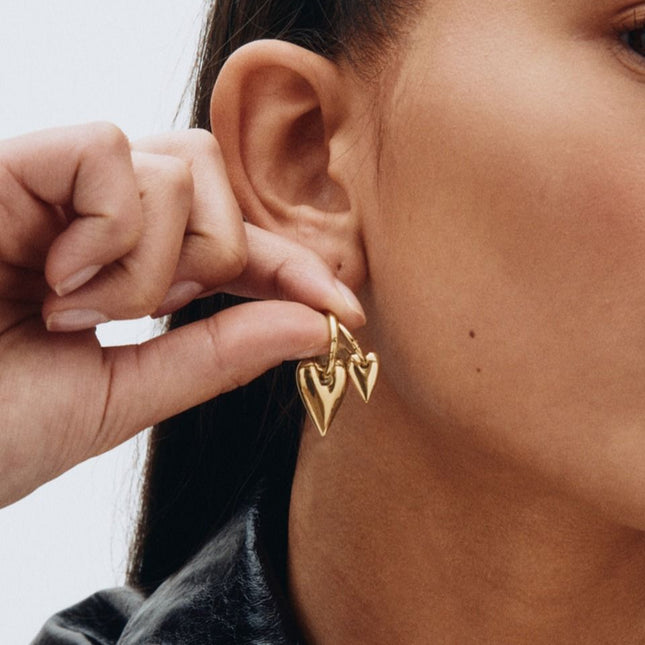 Edblad Amore hoop v earrings small
