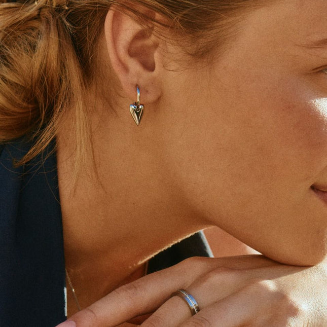 Edblad Amore hoop v earrings small