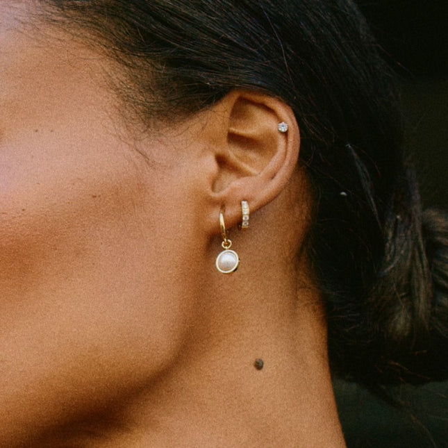 Edblad Gabrielle small drop pearl earrings