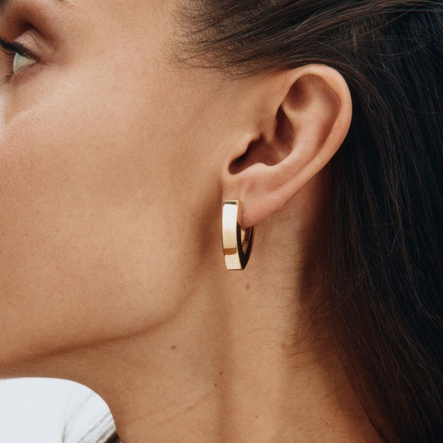 Edblad Valley v hoop earrings large