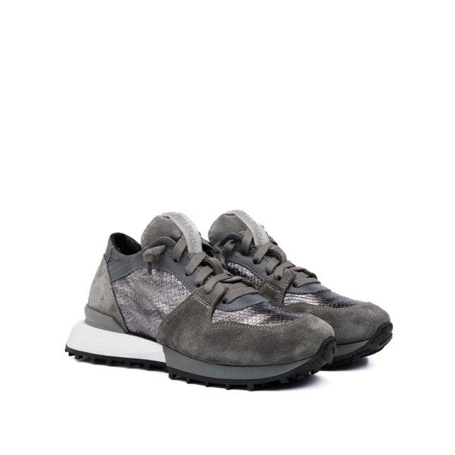 Patrizia Bonfanti Ruffle smog trainers in grey