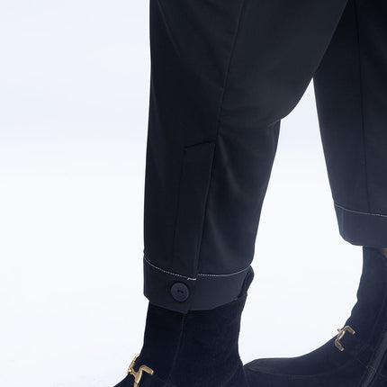 No2moro Hera techno fabric trousers