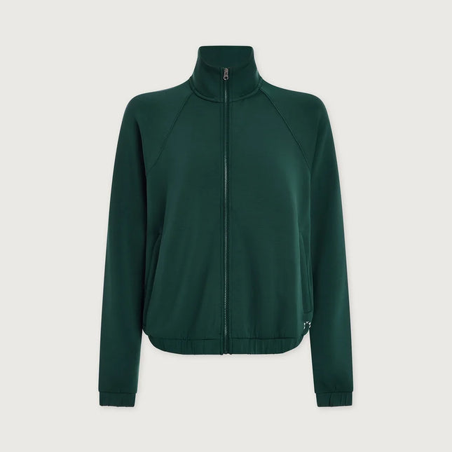 Varley Magda Zip Through Sweat – Green