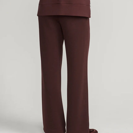 Varley Wide Leg Pant 30" – Deep Mahogany