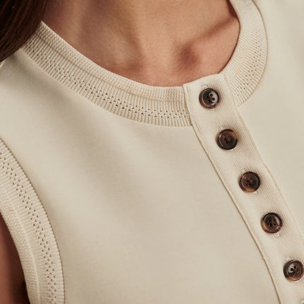 Varley Marla Button Placket Tank – Pristine