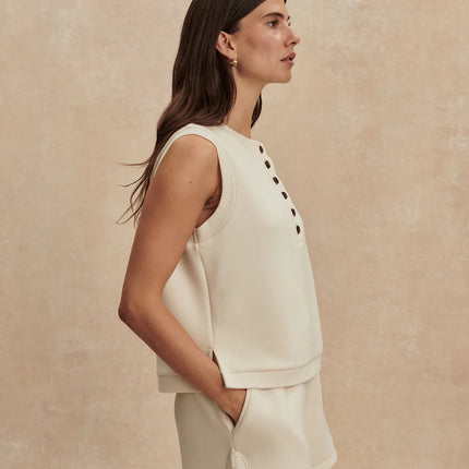 Varley Marla Button Placket Tank – Pristine