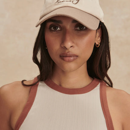 Varley Marlene Fitted Tank - Oatmeal