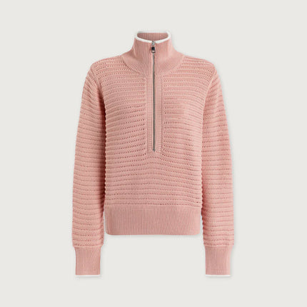 Varley Morewenna Half Zip Knit – Mellow Rose