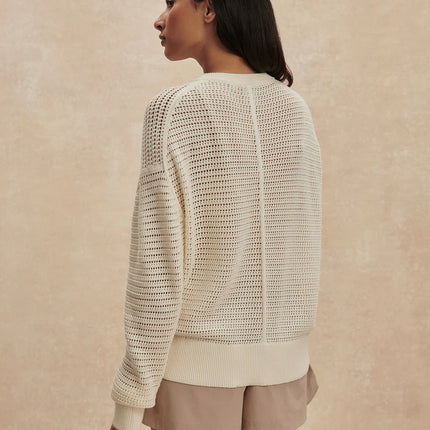 Varley Pembroke Knit Cardigan – Egret