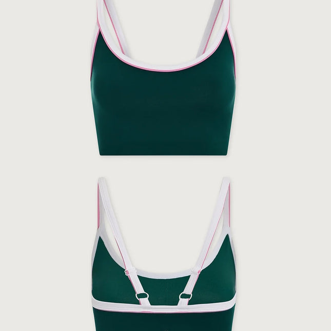 Varley Free Soft Piper Bra – Green