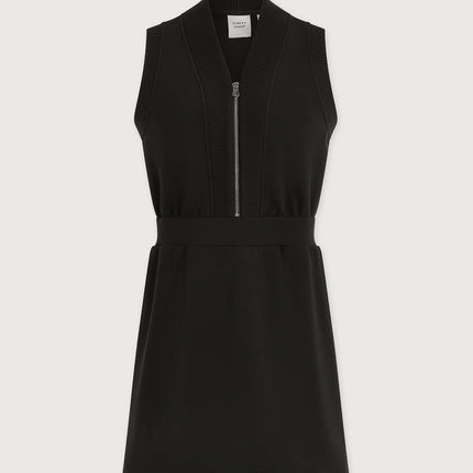 Varley Polyanna Half Zip Dress – Black