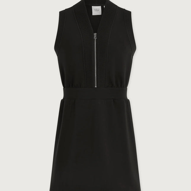 Varley Polyanna Half Zip Dress – Black