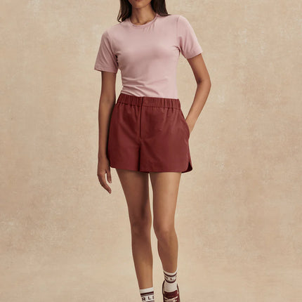 Varley Nila Mid Rise Short – Port