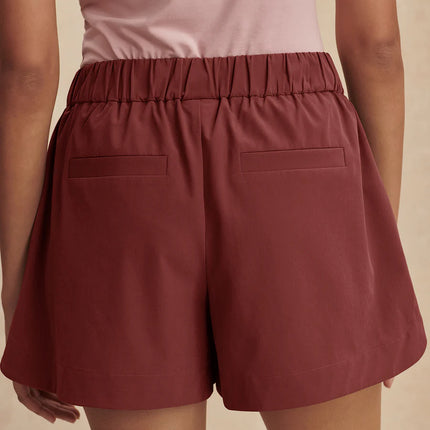 Varley Nila Mid Rise Short – Port