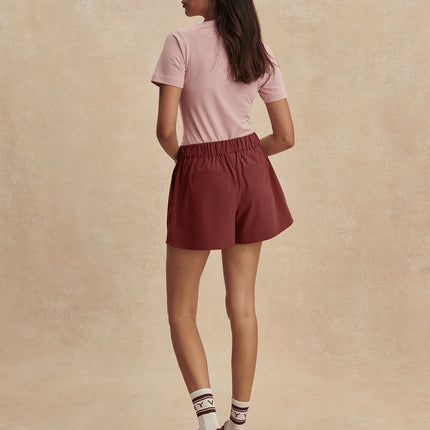 Varley Nila Mid Rise Short – Port