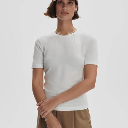 Varley Regina Fitted Tee – White
