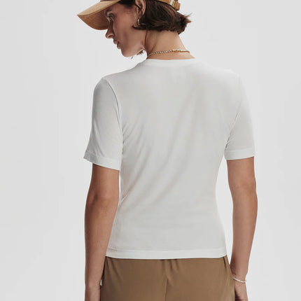 Varley Regina Fitted Tee – White