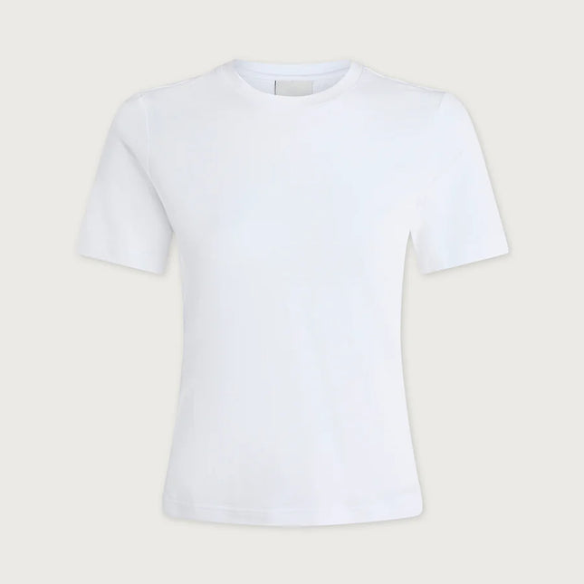 Varley Regina Fitted Tee – White
