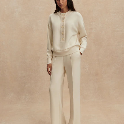 Varley Reena Button Front Sweat