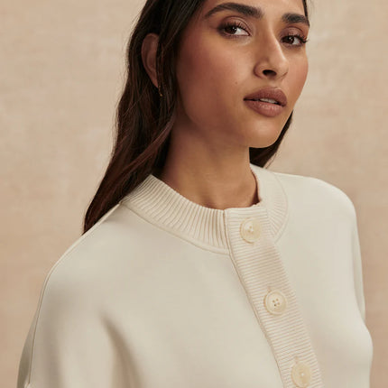 Varley Reena Button Front Sweat