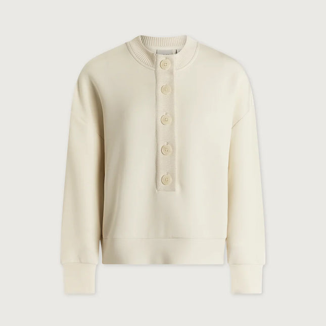 Varley Reena Button Front Sweat
