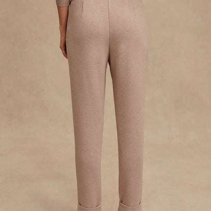 Varley The Rolled Cuff Pant 25" – Taupe Marl