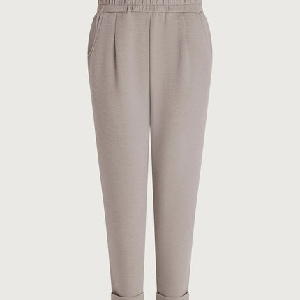 Varley The Rolled Cuff Pant 25" – Taupe Marl