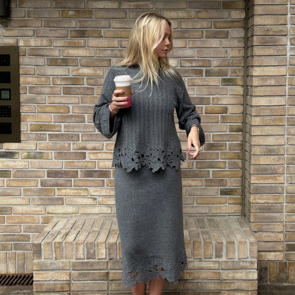 Mos Mosh Lace Knit – Thunderstorm