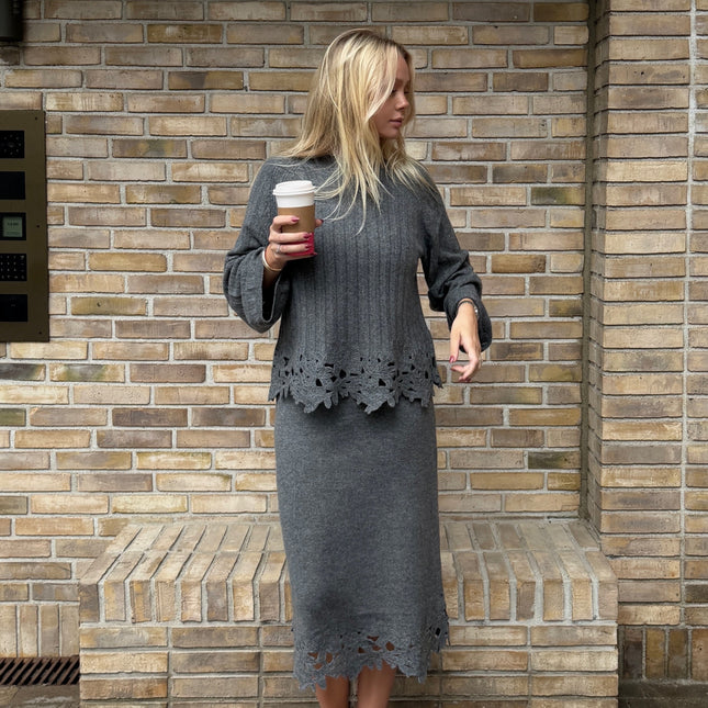 Mos Mosh Lace Knit – Thunderstorm