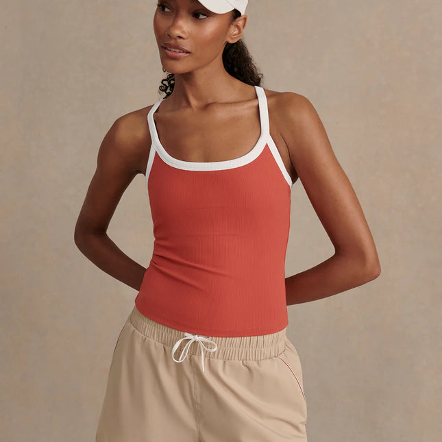 Varley Theon Scoop Neck - Baked Apple