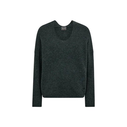 Mos Mosh Thora v neck mohair knit