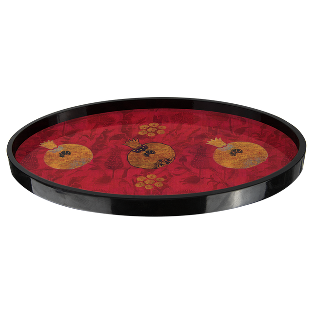 Ortigia TRAY MELOGRANO OVAL RED