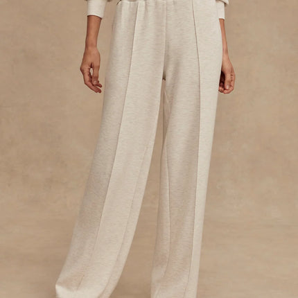 Varley Wide Leg Pant 30" – Ivory Marl